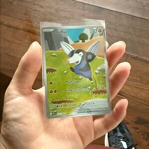 Drilbur Illustration Rare Pokemon Card Full Art